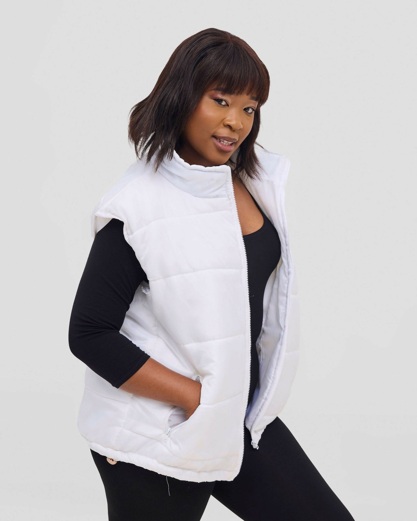 TimyT Urban Wear Elite Puff Jacket - White - Shopzetu