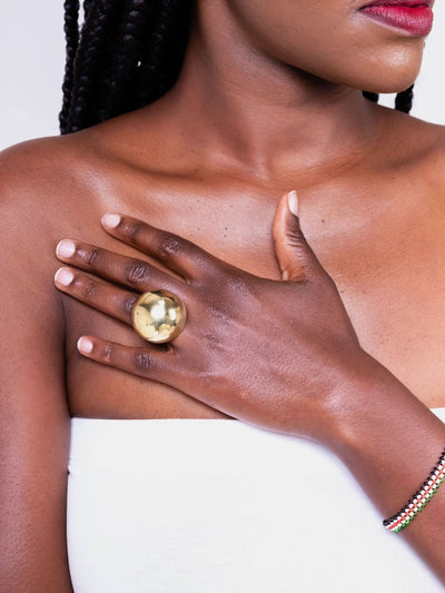 Kawira Duara Ring - Gold - Shopzetu