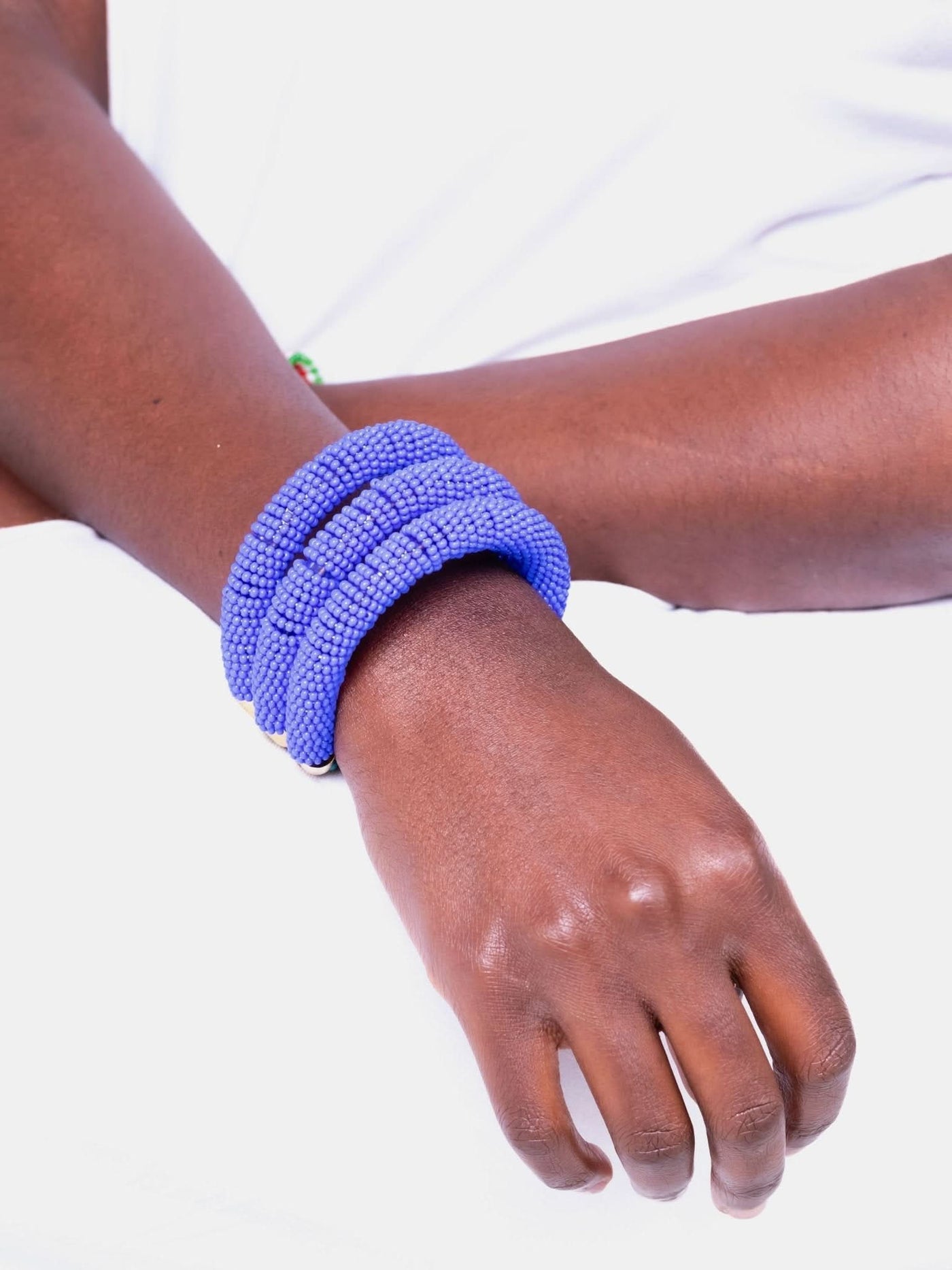 Kawira Tausi Bracelet - Purple - Shopzetu