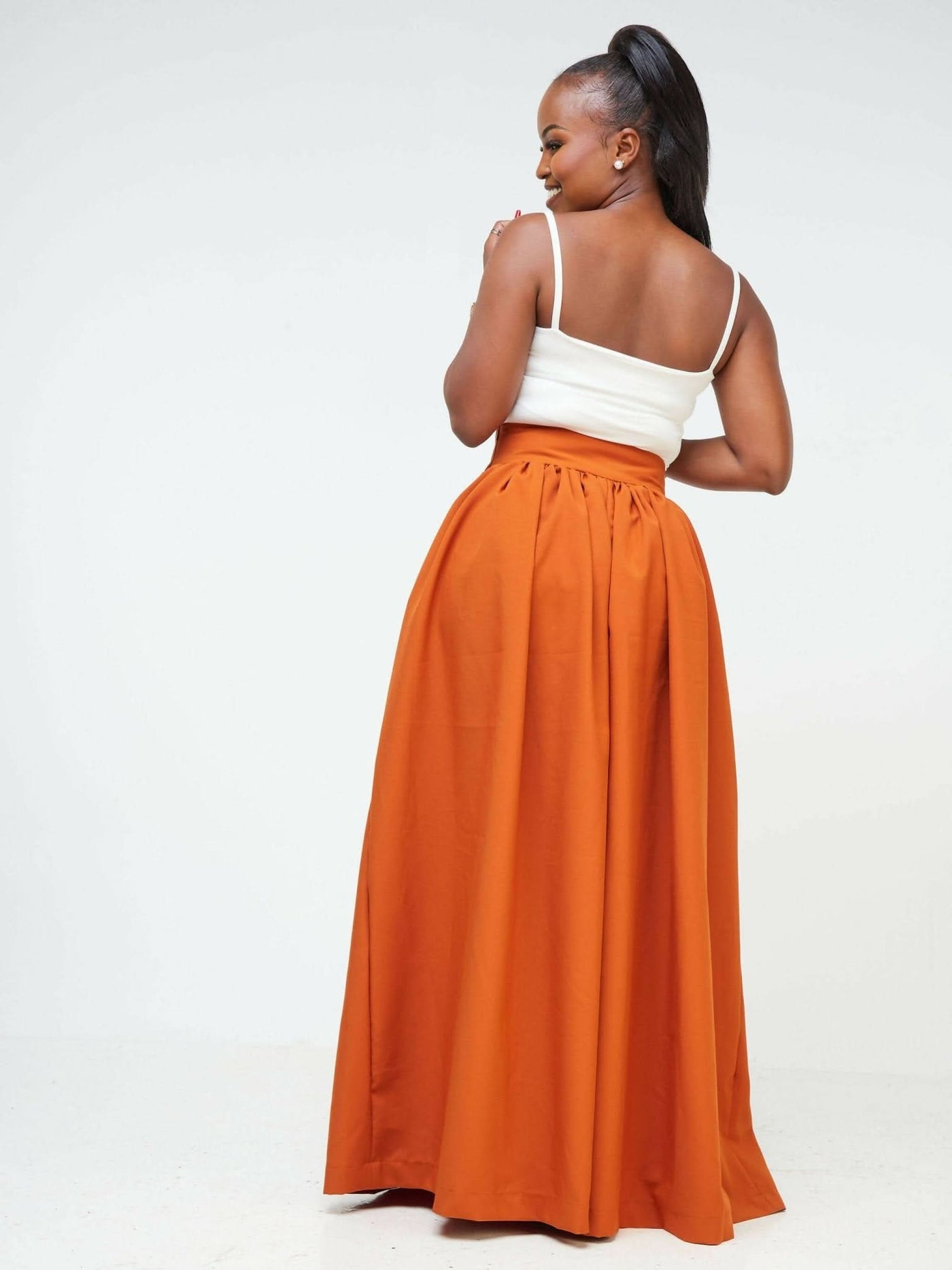 Izulu Kone Pants - Burnt Orange - Shopzetu