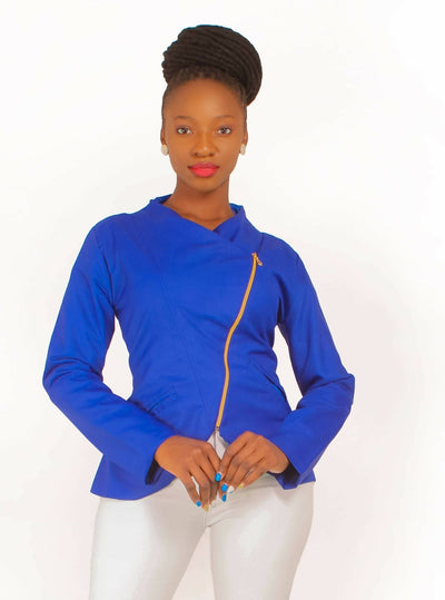 Da'joy Fashions Anubis Coat - Blue - Shopzetu