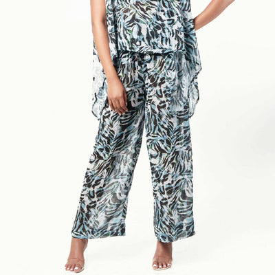 Zoë Qu'an Pastel Trouser - Blue Stripe - Shopzetu