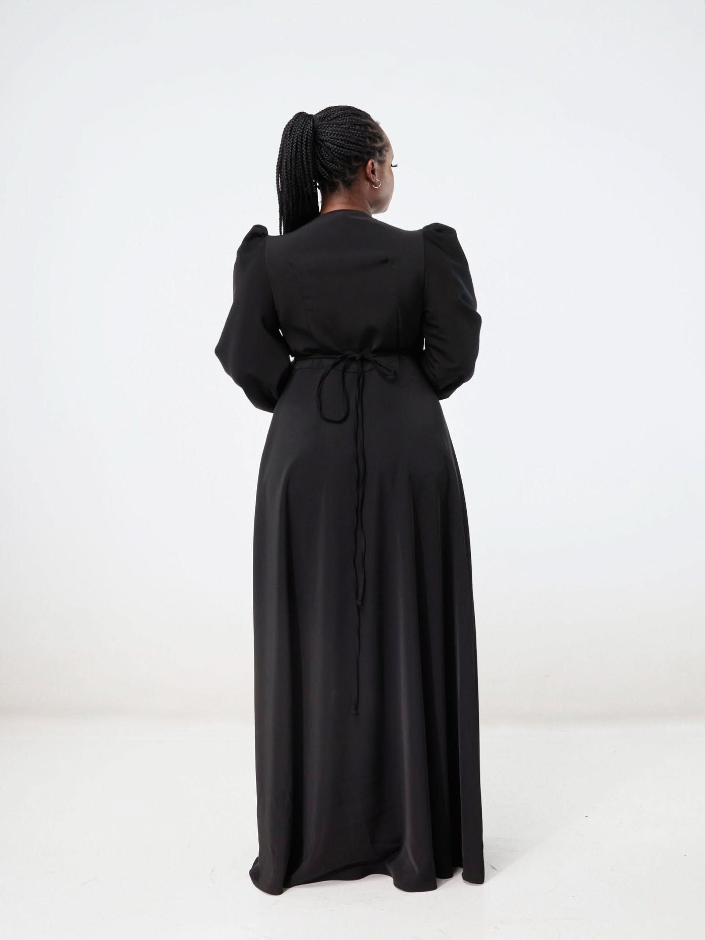Zia Africa "Santana" Maxi Dress - Black - Shopzetu