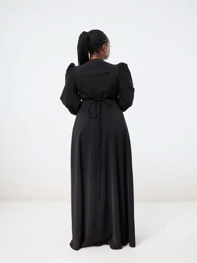 Zia Africa "Santana" Maxi Dress - Black - Shopzetu