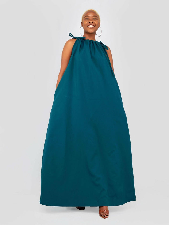 Izulu Havannah Dress - Blue - Shopzetu
