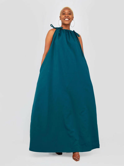 Izulu Havannah Dress - Blue - Shopzetu