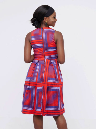 The Fashion Frenzy Polka Skater - Red - Shopzetu