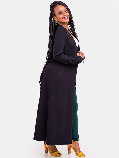 Vivo Basic Leila Maxi Waterfall - Black - Shopzetu