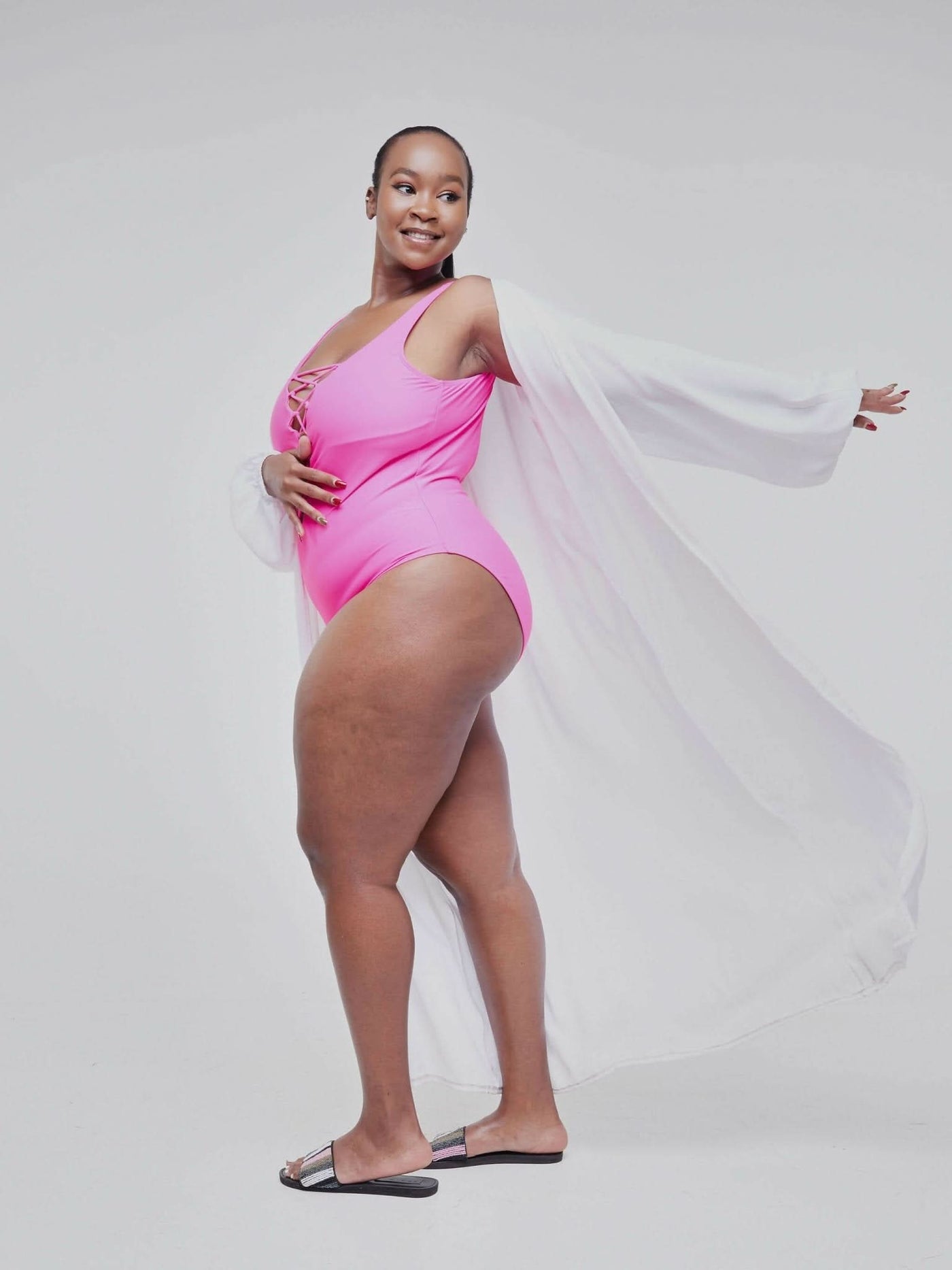 Zola Pinkolo Swimsuit - Pink - Shopzetu