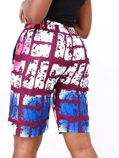 Ancestral House DD Marrella Shorts - Purple - Shopzetu