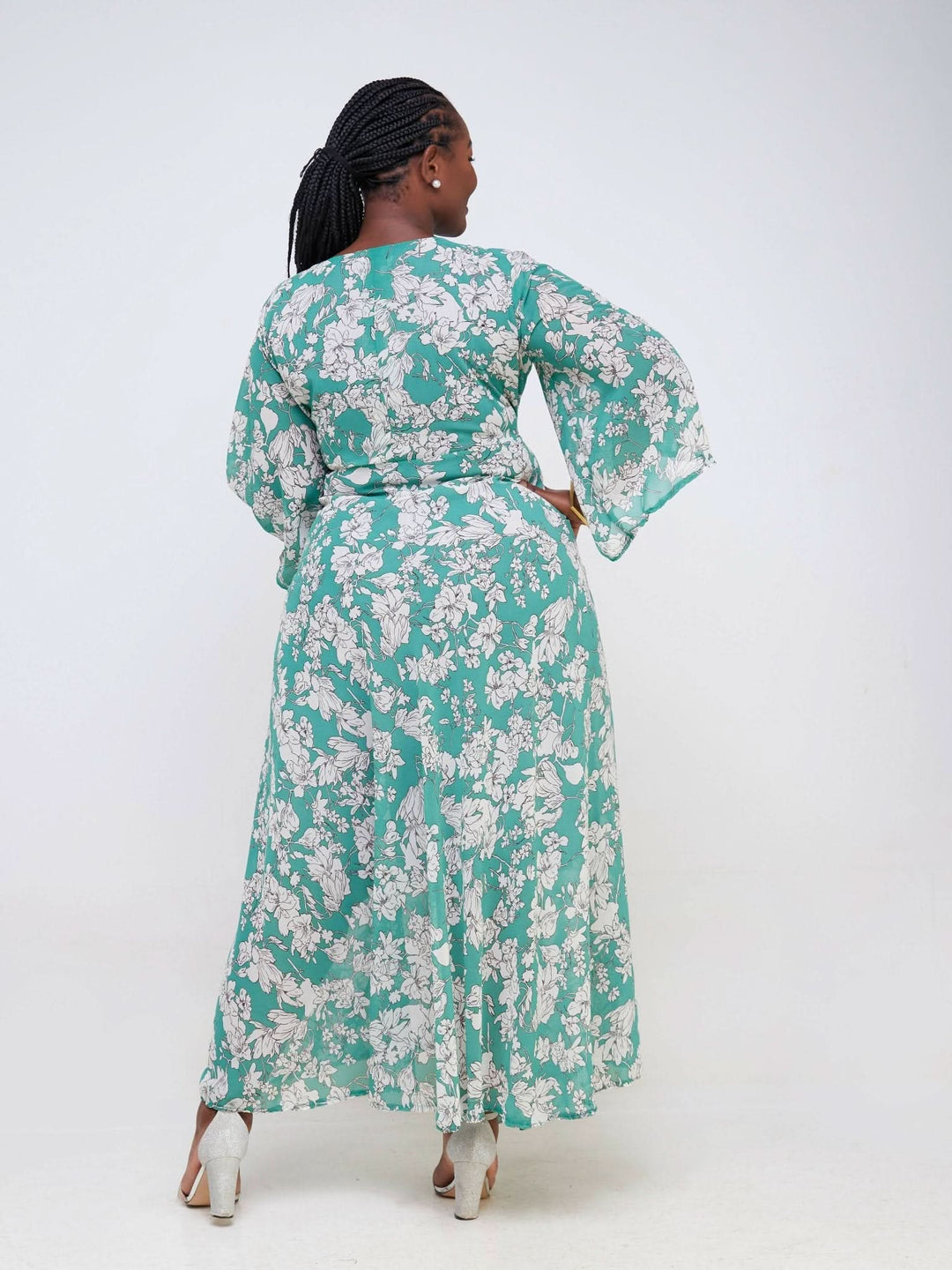 Dewuor Calming Dress - Teal - Shopzetu