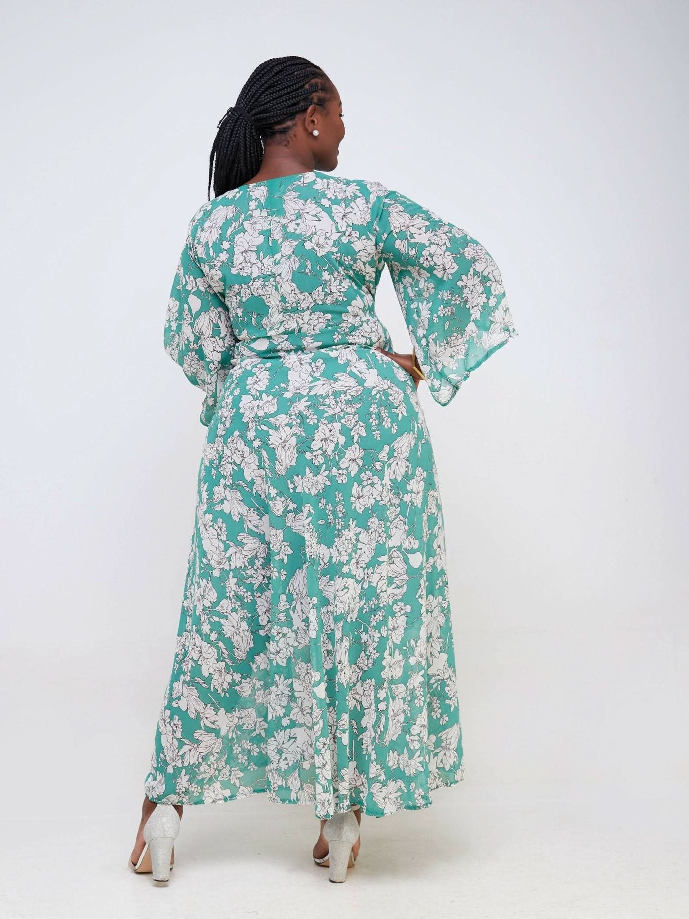 Dewuor Calming Dress - Teal - Shopzetu