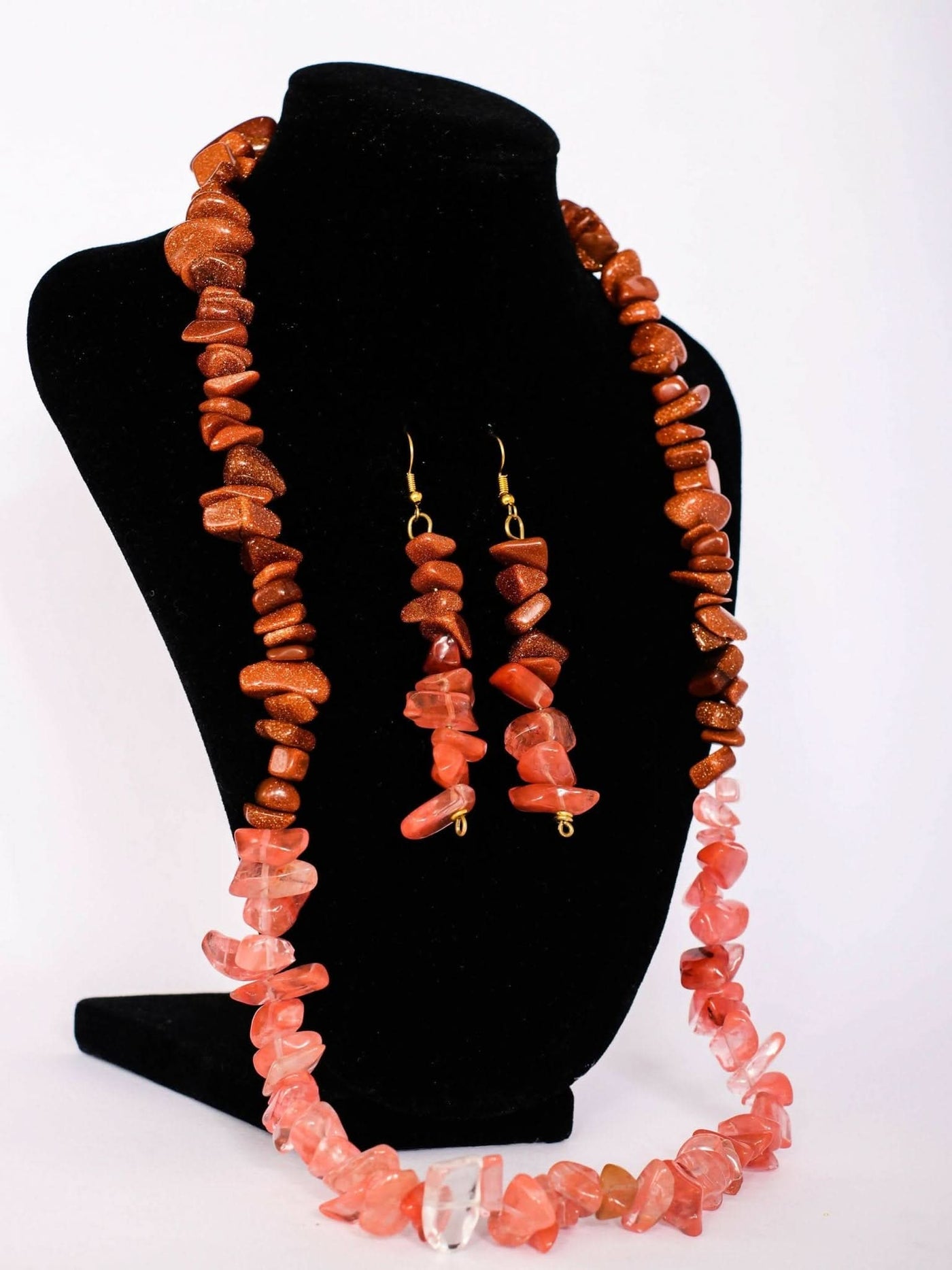 Klewisia Closet Ceramic Necklace Beads Jewellery - Pink - Shopzetu