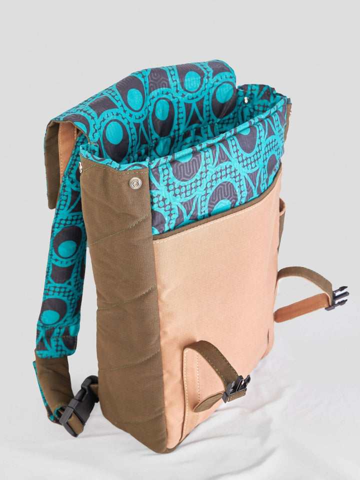 Zetu Africa Change Maker - Green / Tan - Shopzetu