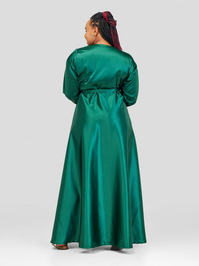 Vintlyne Bali Dress - Emerald Green - Shopzetu