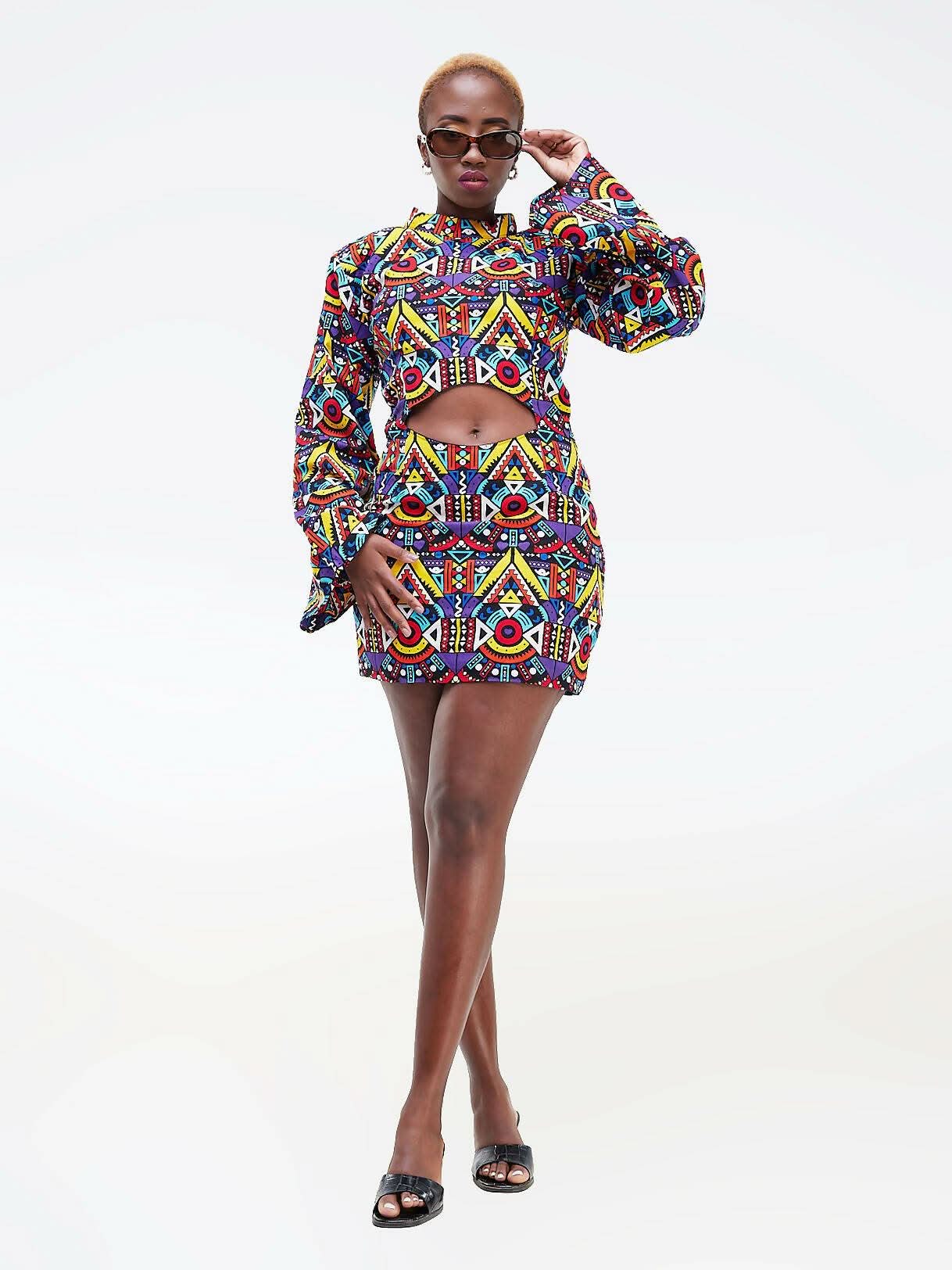 Da'joy Fashions Halle Dress - Multicolour - Shopzetu