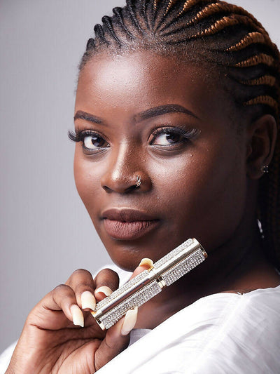 Glamour Queen Don't Shush Me Lipstick - Chocolate Brown - Shopzetu