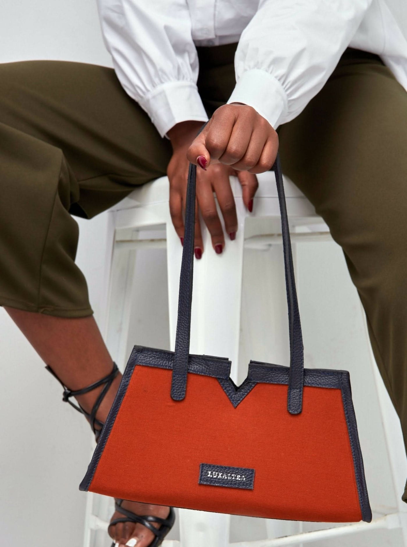 Luxaltra Makali Shoulder Bag - Burnt Sienna - Shopzetu