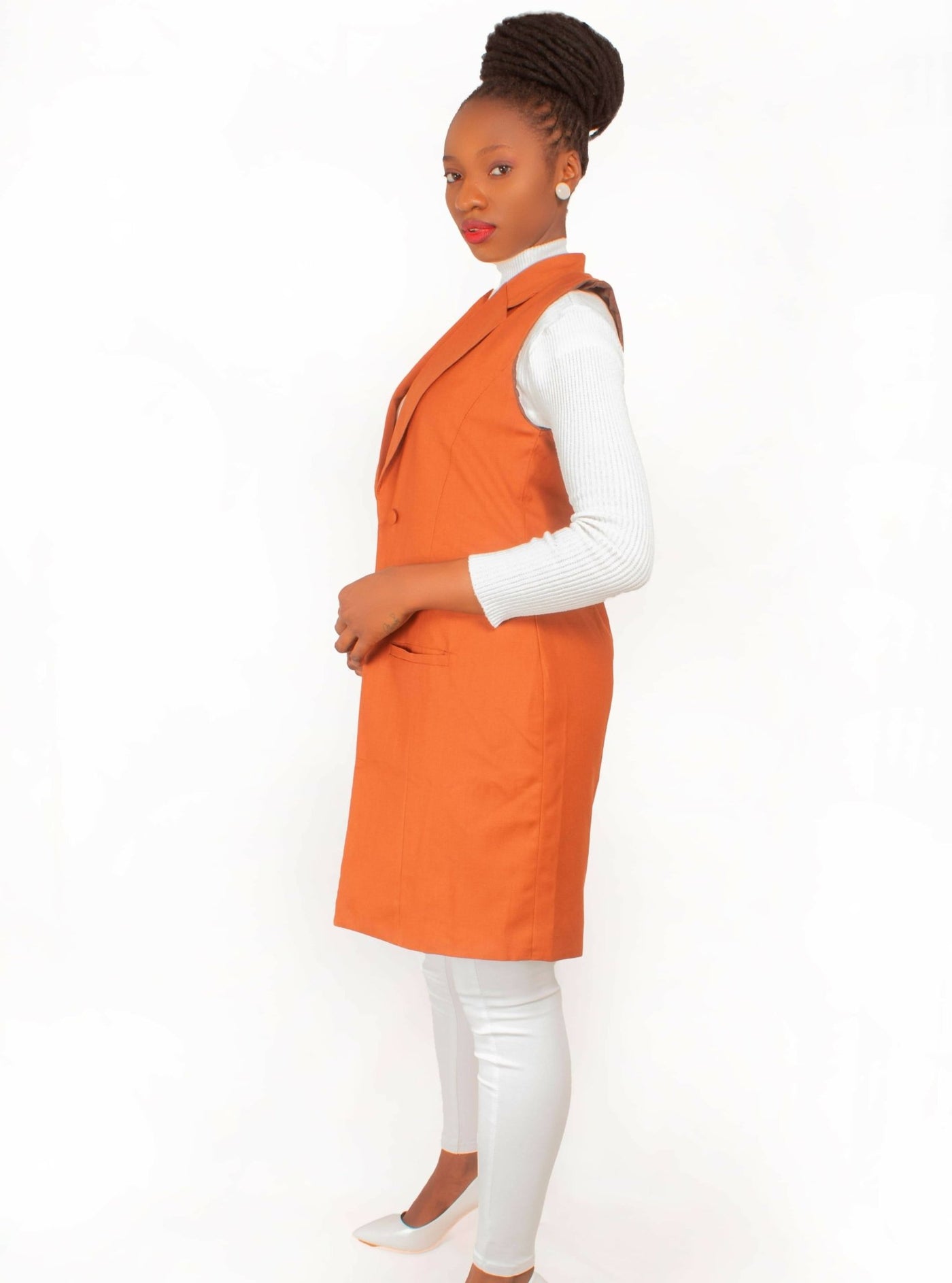 Da'joy Fashions Hathor Coat - Brown - Shopzetu