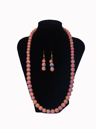Klewisia Closet Shell Pearls Necklace Jewellery - Nude - Shopzetu