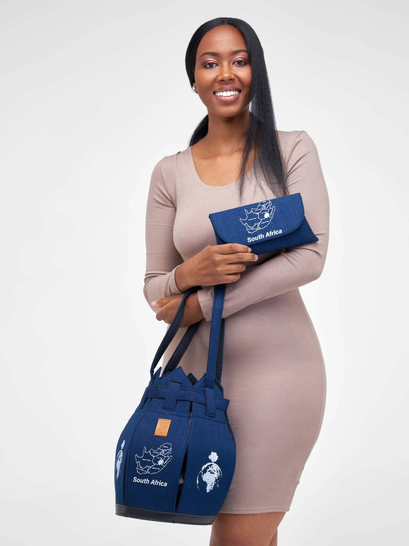 Kuldra Pineapple Spike Handbag South Africa - Blue - Shopzetu