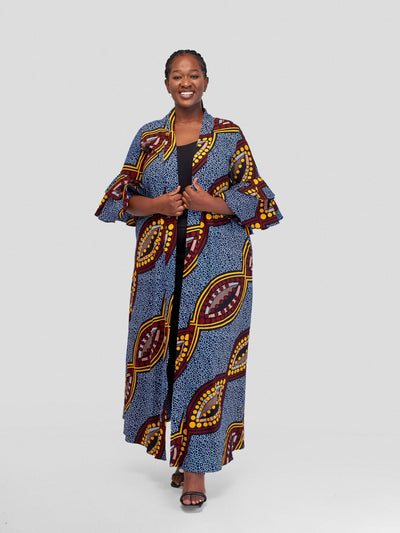 Vivo Naya Flounce Sleeve Kimono - Johari - Shopzetu