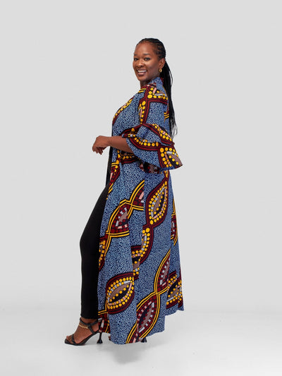 Vivo Naya Flounce Sleeve Kimono - Johari - Shopzetu
