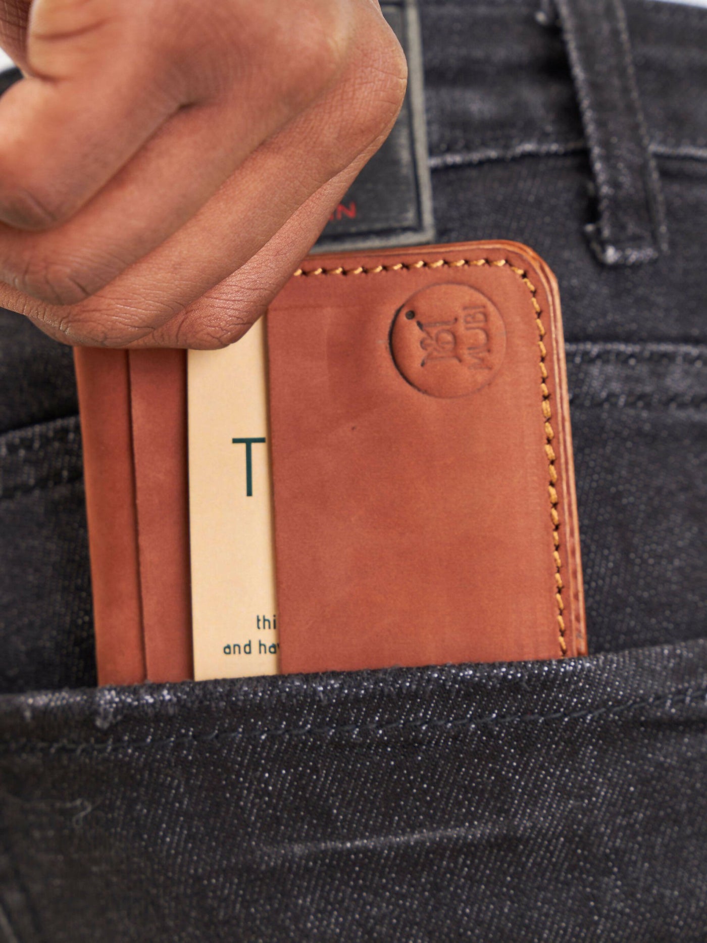 Mubi Leather Tajiri Men's Leather Wallet - Brown - Shopzetu