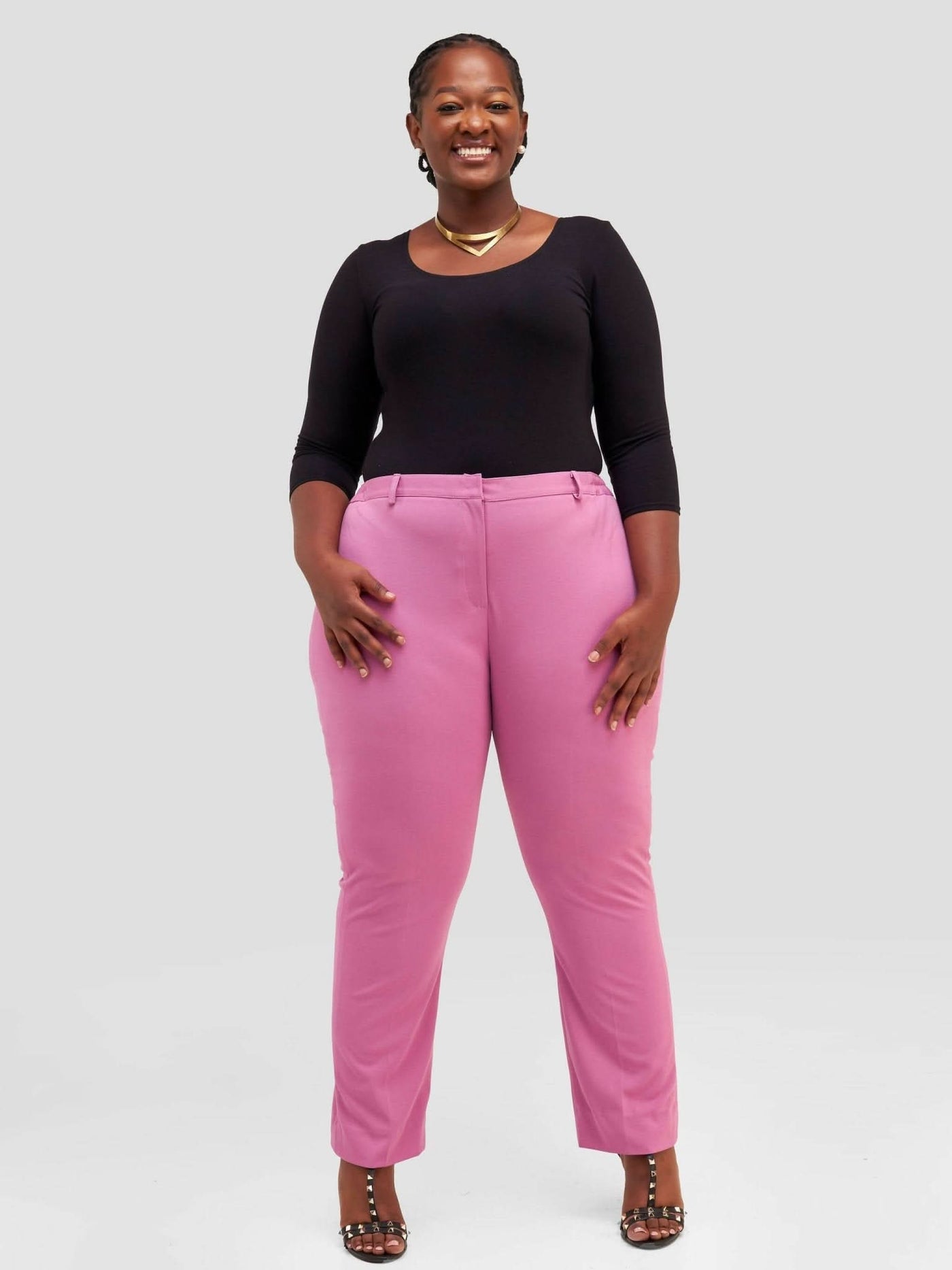 Curves BD Pants - Orchid - Shopzetu