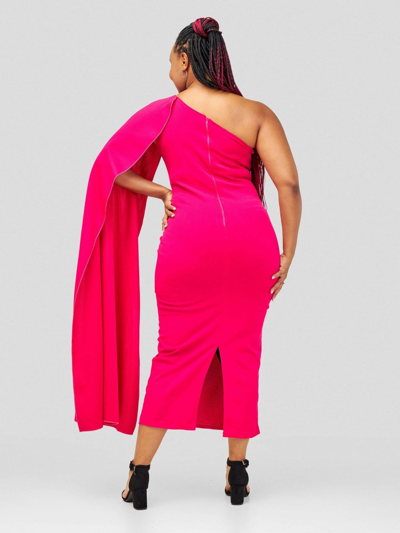 Vintlyne Pauline Dress - Hot Pink - Shopzetu