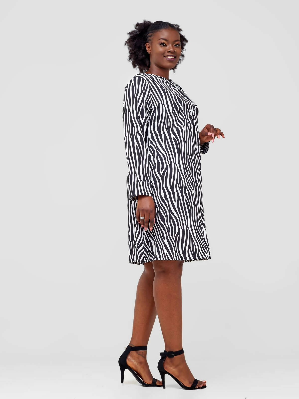 StylishSisters Dress - Black / White - Shopzetu