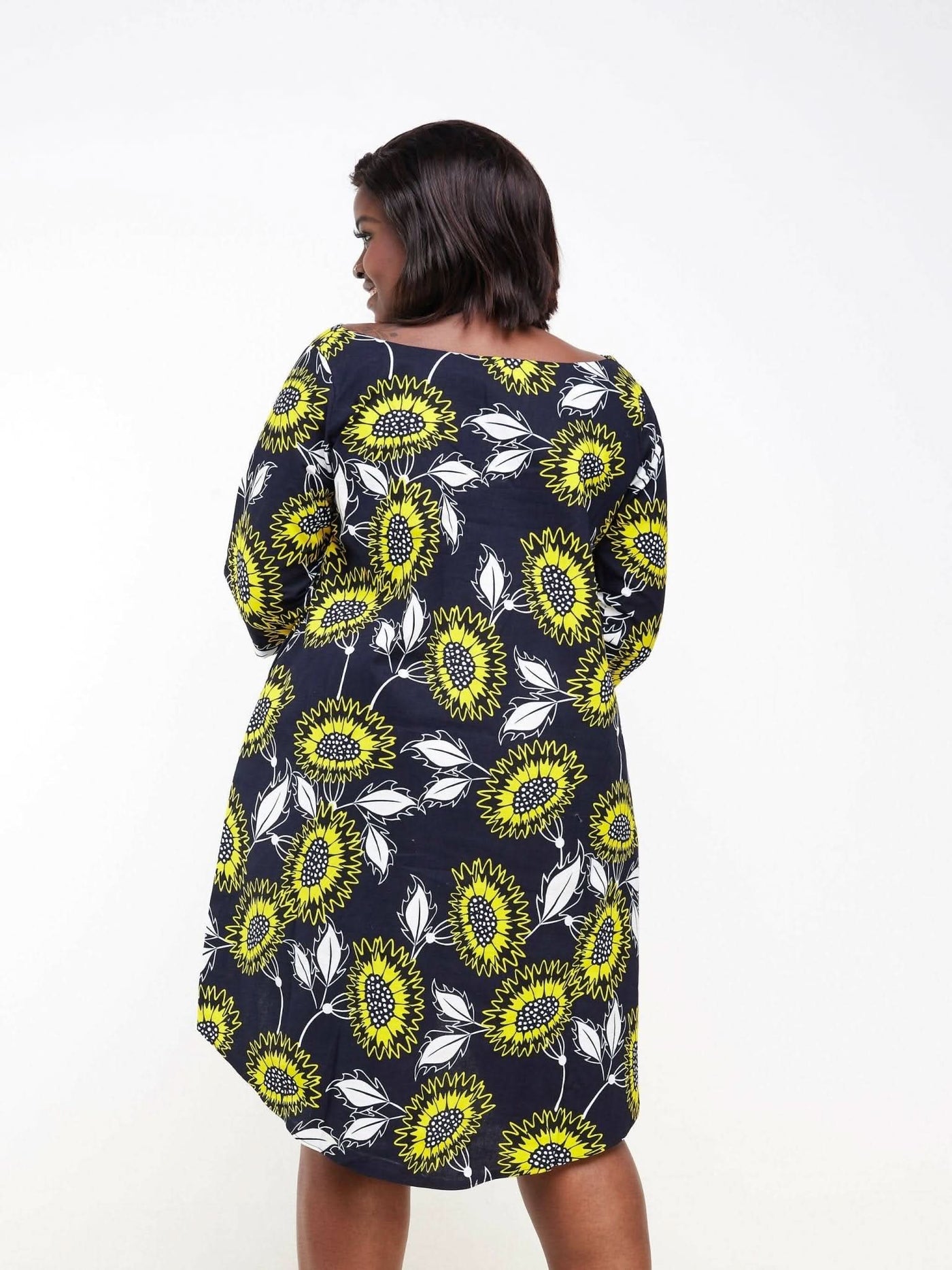 Dewuor Sunny High Low Dress - Blue - Shopzetu