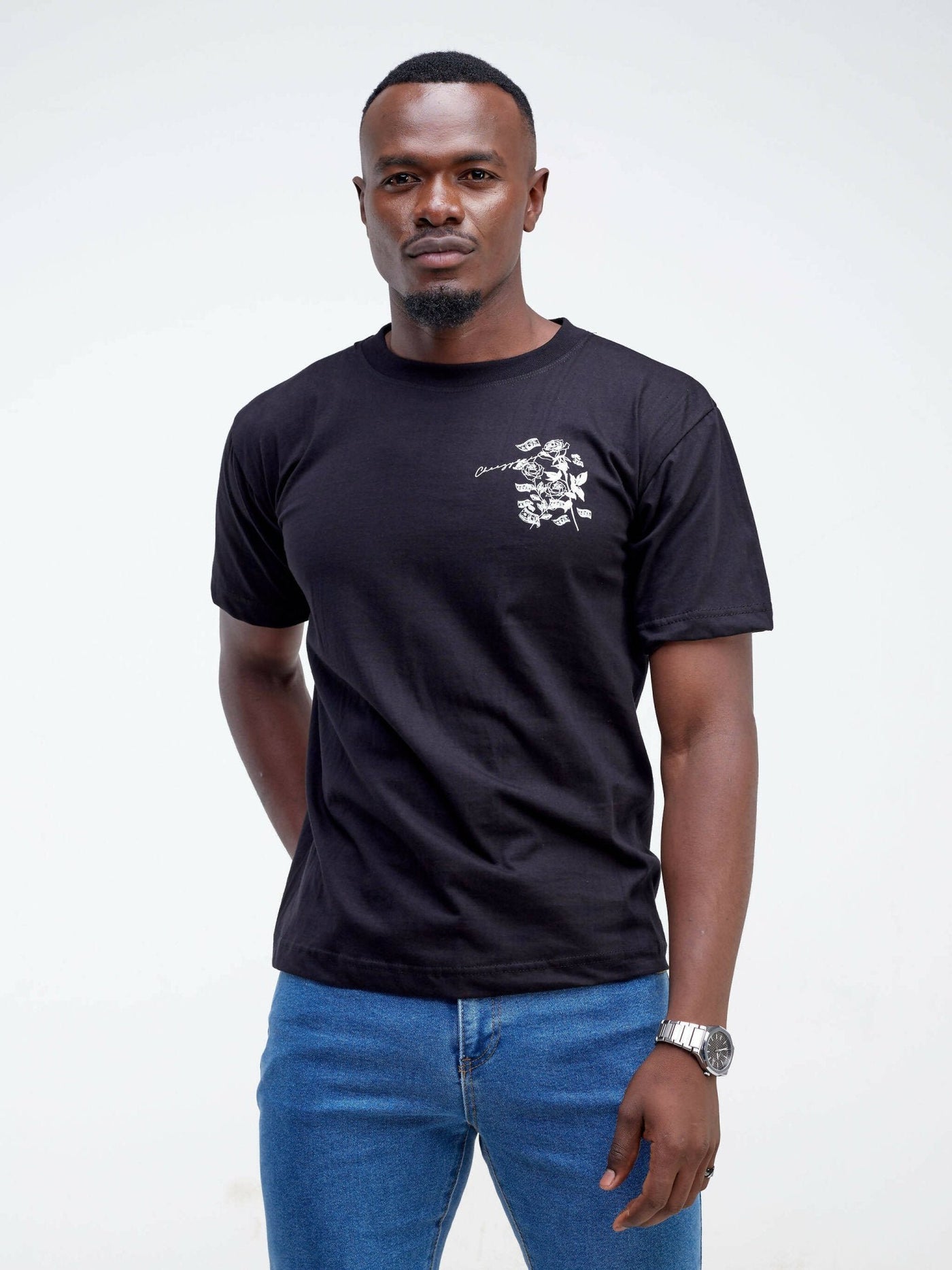 Cheezydrip Love & Money T-shirt - Black - Shopzetu