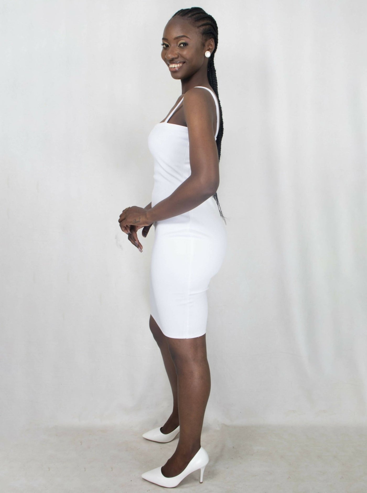 Da'joy Fashions Alegre Dress - White - Shopzetu