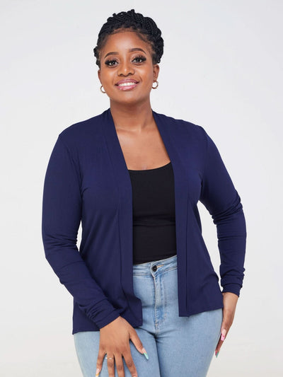 Vivo Basic Short Waterfall - Navy Blue - Shopzetu