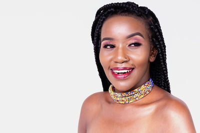 Kawira Tausi Necklace - Multicoloured - Shopzetu