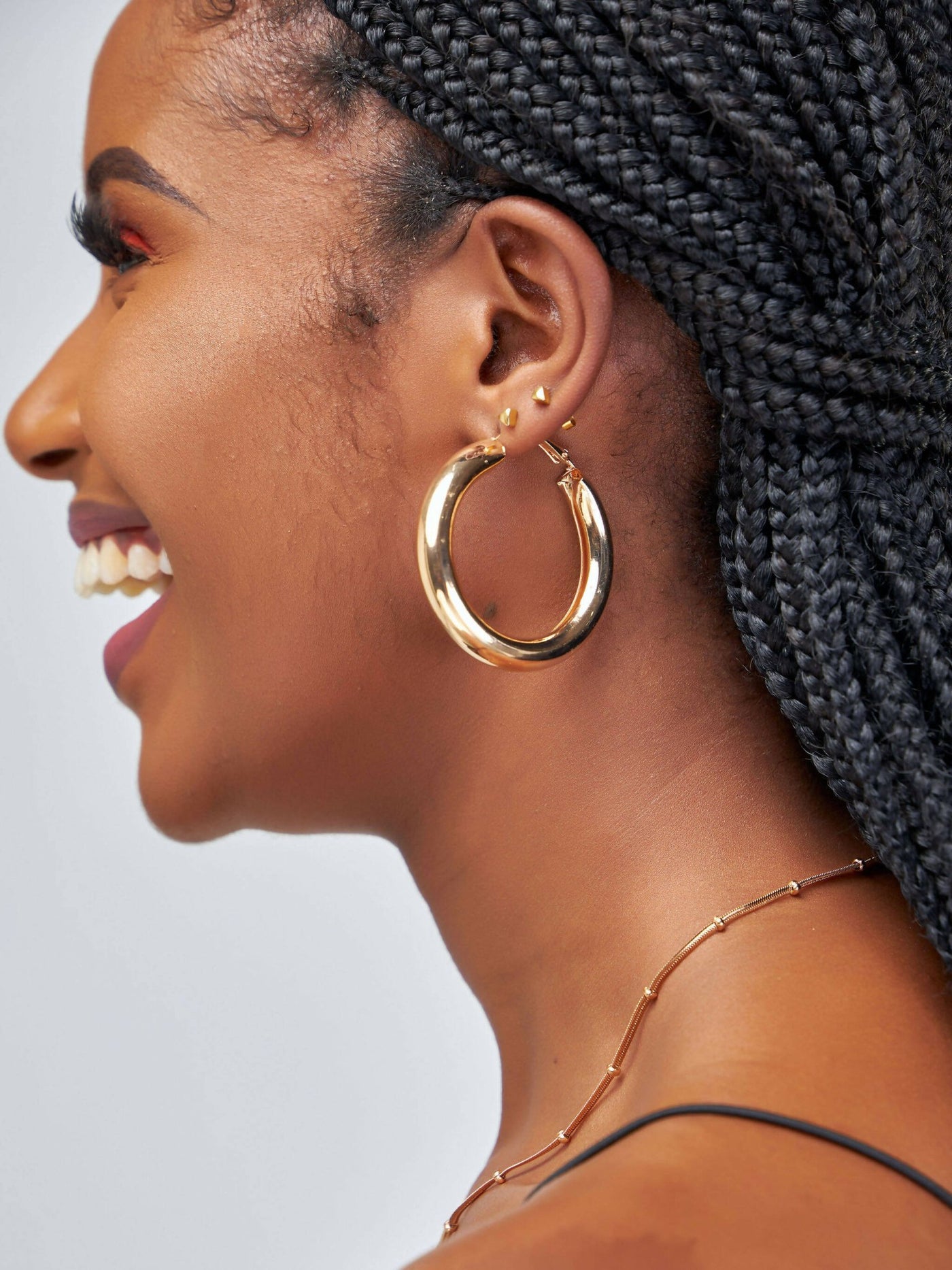 Nailu Maxi Loops - Gold - Shopzetu