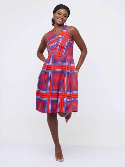 The Fashion Frenzy Polka Skater - Red - Shopzetu