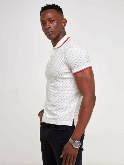 Hessed Unisex Polo T-Shirts - White - Shopzetu