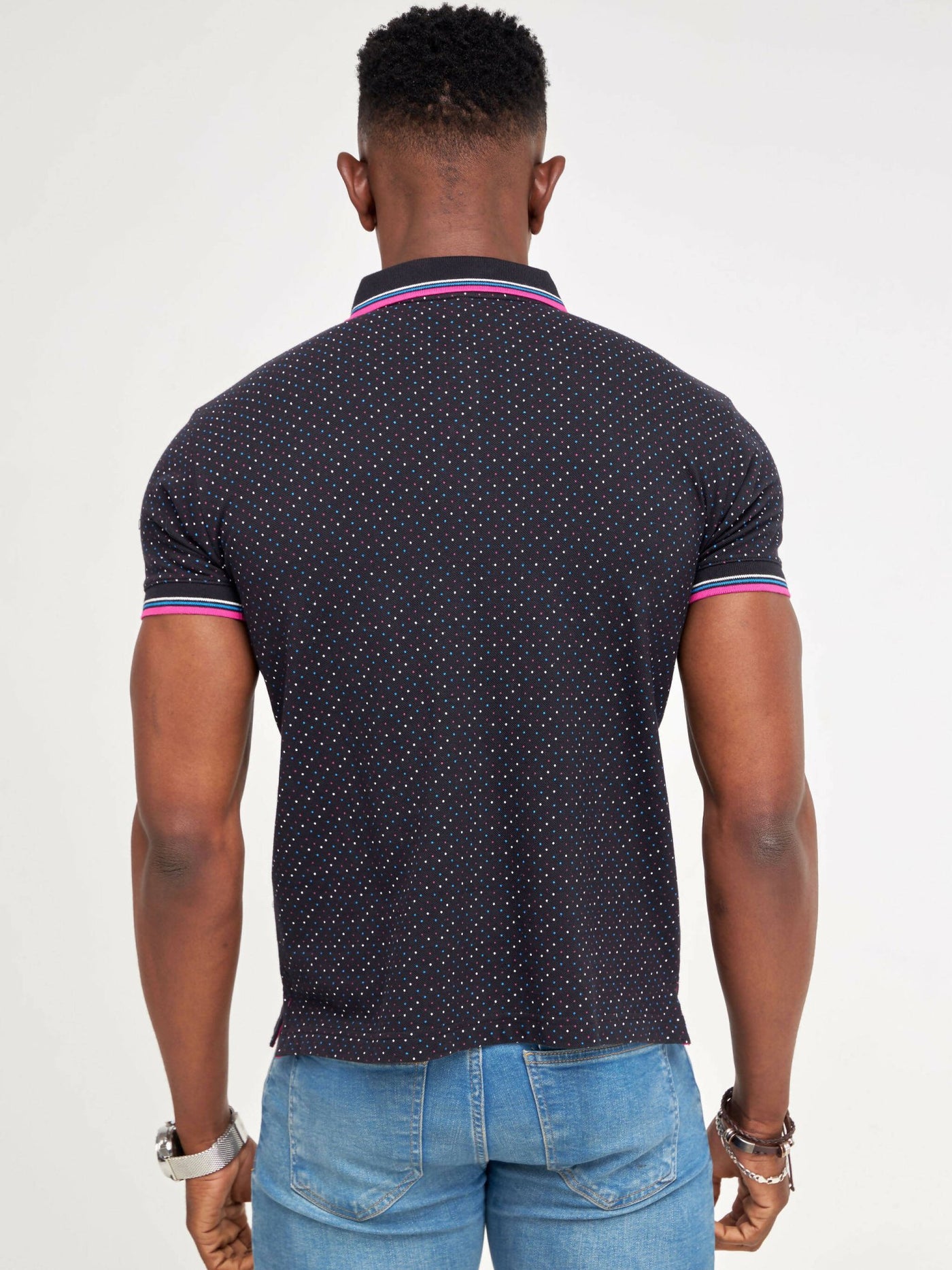 Hessed Unisex Polo T-Shirts - Black - Shopzetu