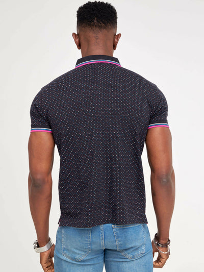 Hessed Unisex Polo T-Shirts - Black - Shopzetu