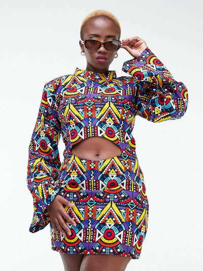 Da'joy Fashions Halle Dress - Multicolour - Shopzetu