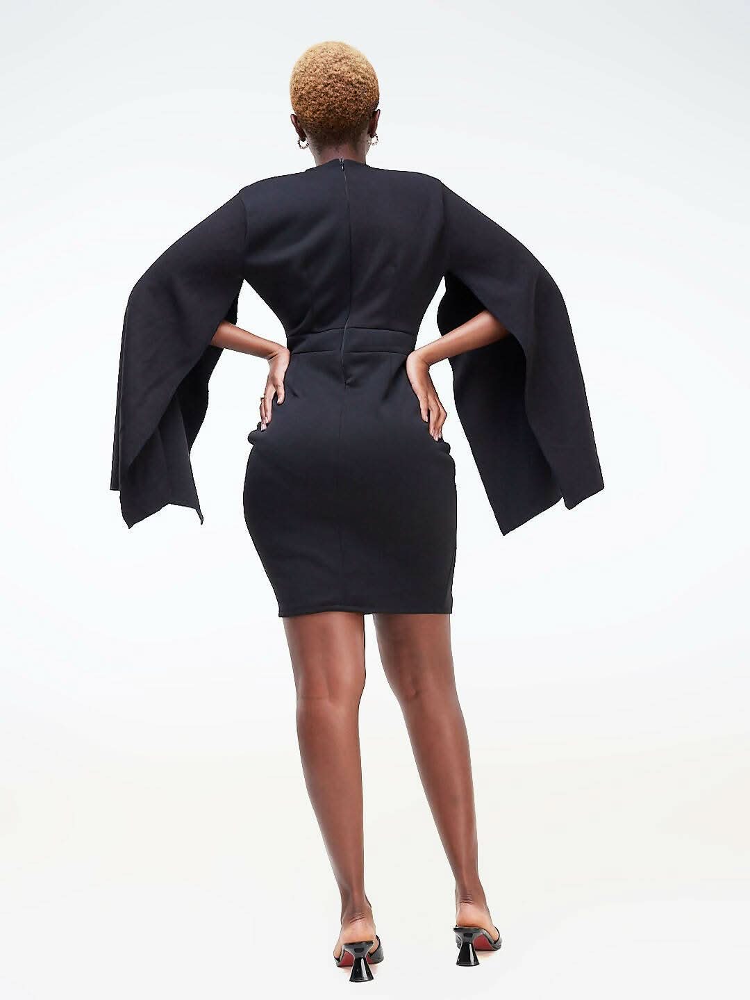 Da'joy Fashions Risa Dress - Black - Shopzetu