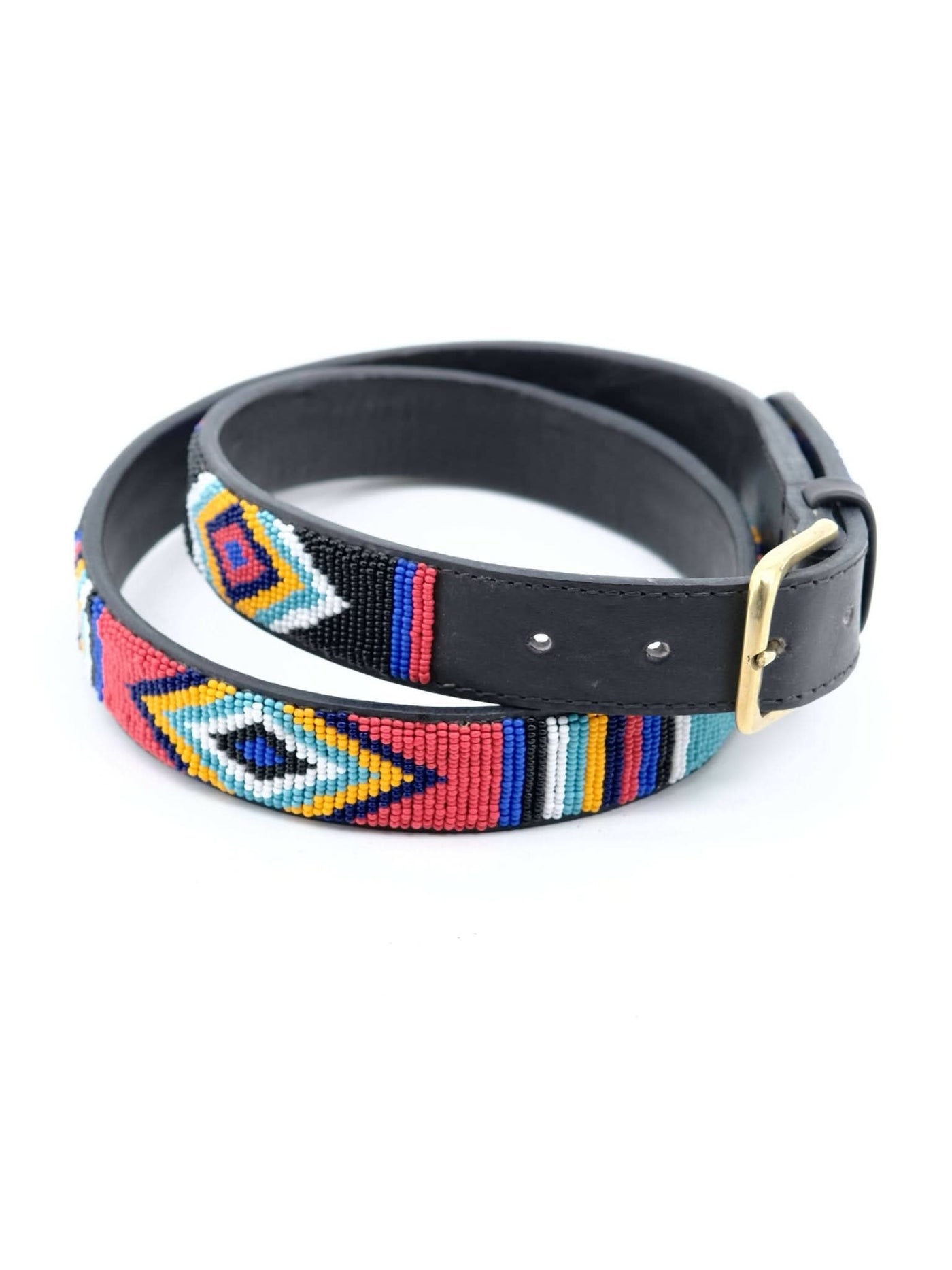 Azu's Casual 3cm Width Beaded Belt B17-3 - Shopzetu