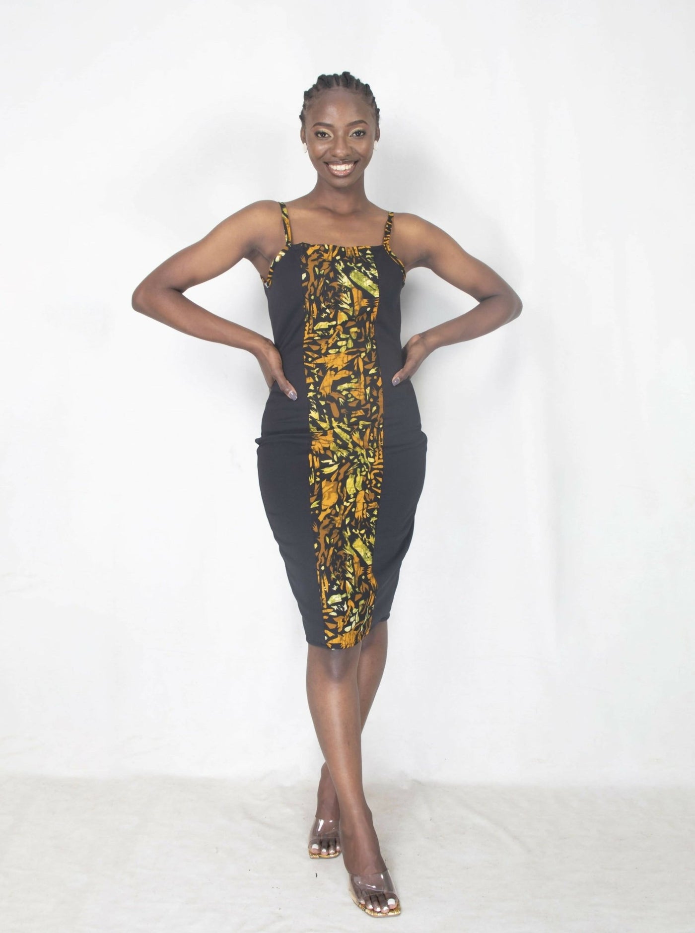 Da'joy Fashions Manaus Dress - Black - Shopzetu