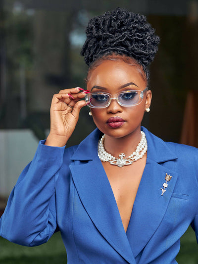 The Fashion Frenzy Pant Suit - Blue - Shopzetu