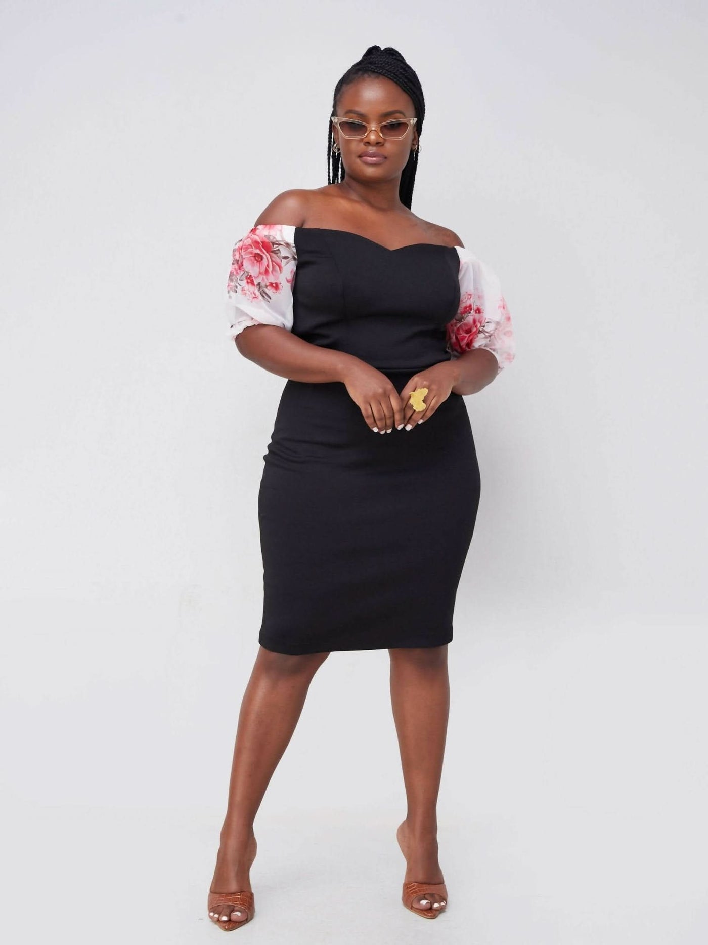 Purple Thread Orion Dress - Black - Shopzetu