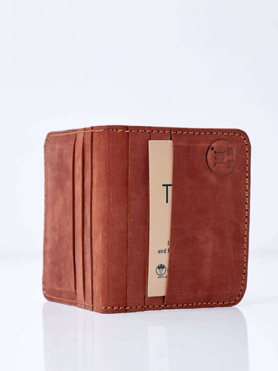 Mubi Leather Tajiri Men's Leather Wallet - Brown - Shopzetu