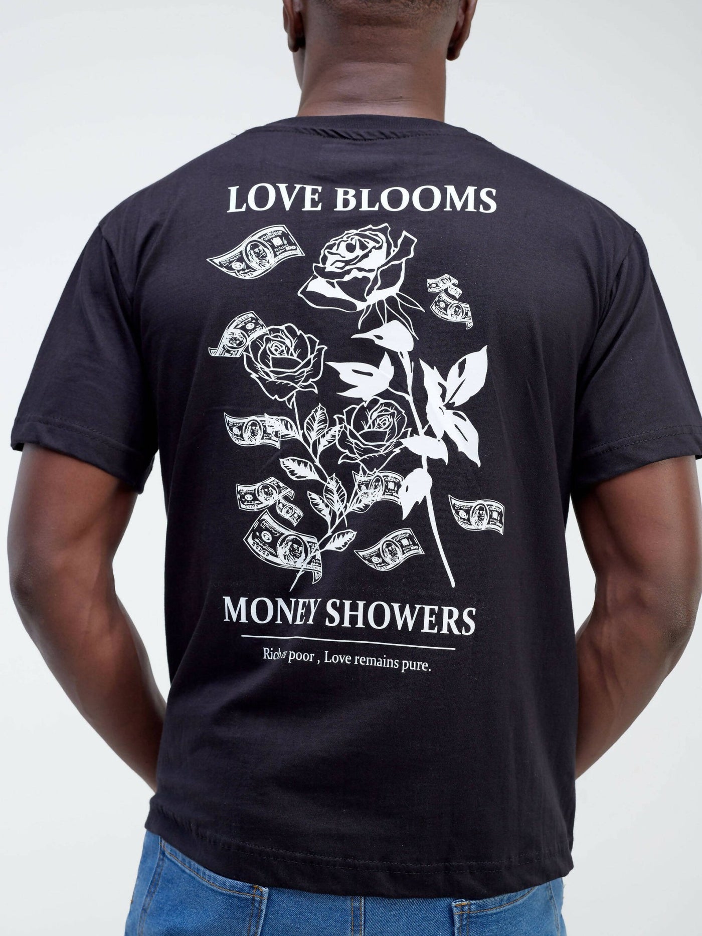 Cheezydrip Love & Money T-shirt - Black - Shopzetu