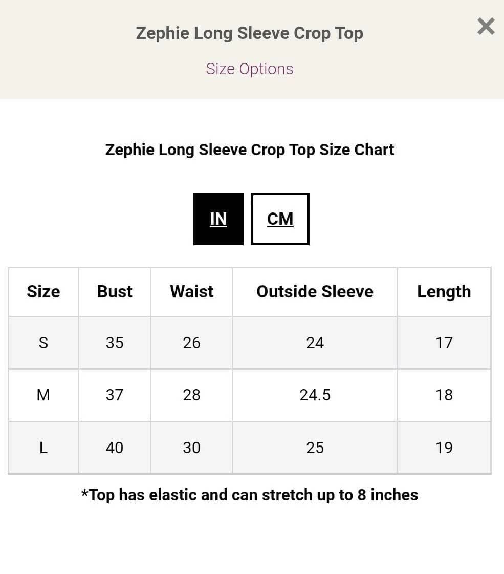 WSC Pambo Nalani Zephie Long Sleeve Crop Top - White - Shopzetu